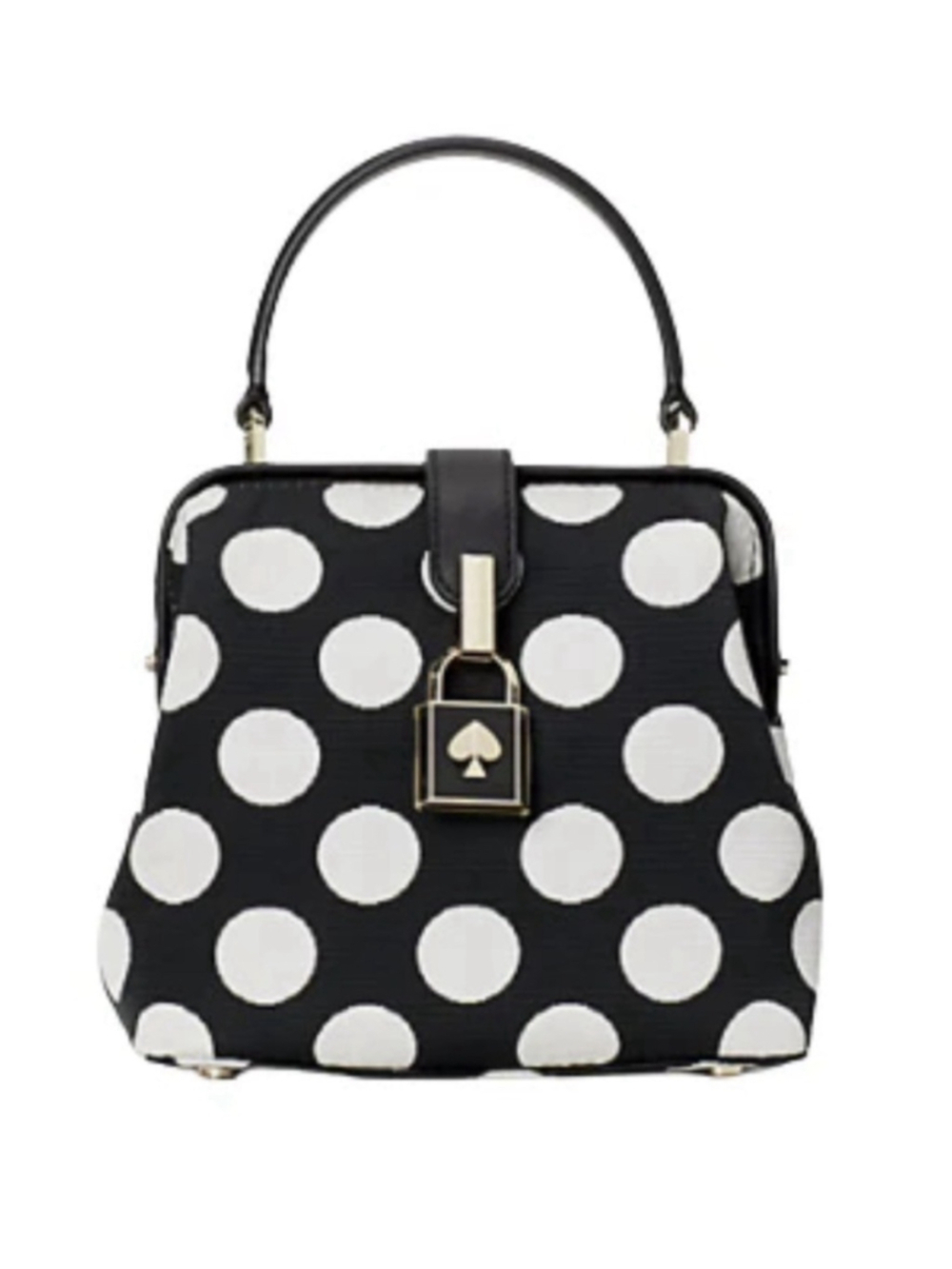 Kate Spade New York Black White Bikini Dot Mini Bag